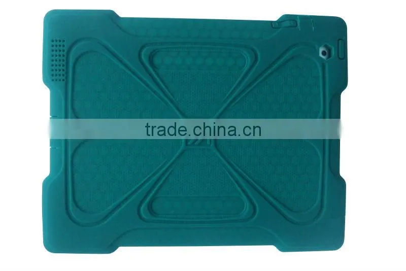 New Product PC+Silicone Case design for ipad