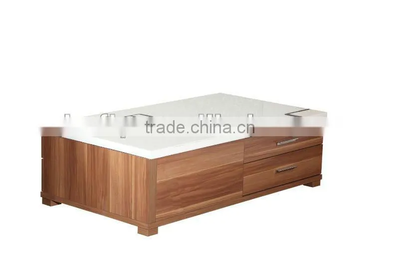 Mable top wooden coffee table