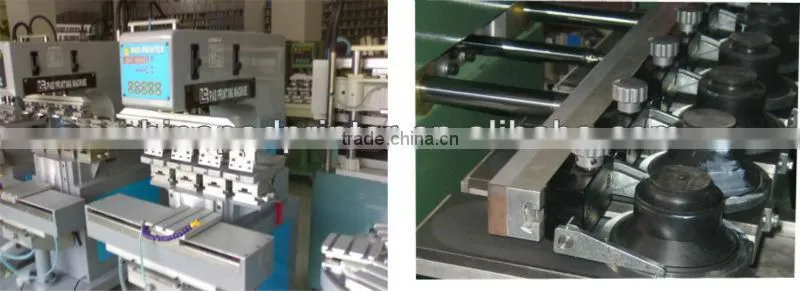 6 Colour Sealed Ink Cup tampo printing machine LC-SPM6-150/18T