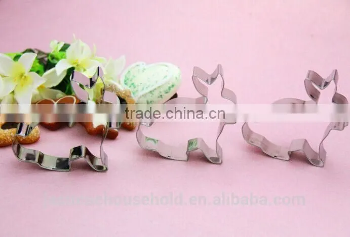 2015 Popular DIY Creative design Animal Shaped Stainless steel cookie cutters for Cakes and Bisciuts