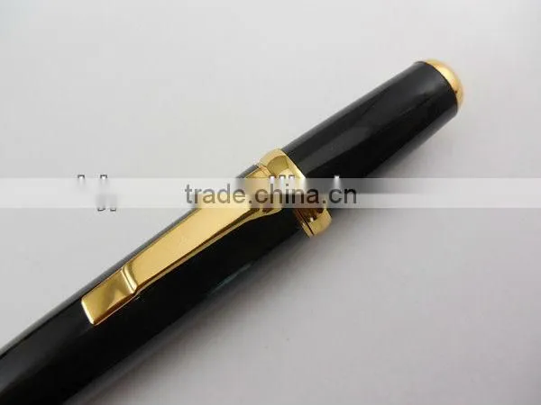 Heavy Mini Gold Clip Fat Metal Ballpoint Pen