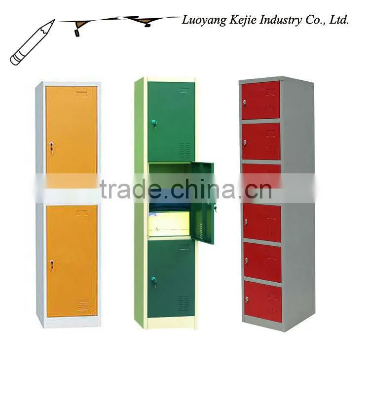 Hot Sale Six Door Flat Packing Gym/School Metal Locker