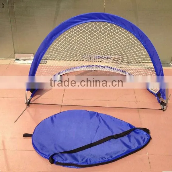 4 feet foldable and portable fiberglass pop-up soccer training goal set