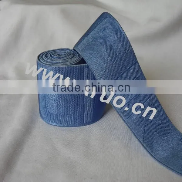 Shiny coloured elastic webbing for underwear