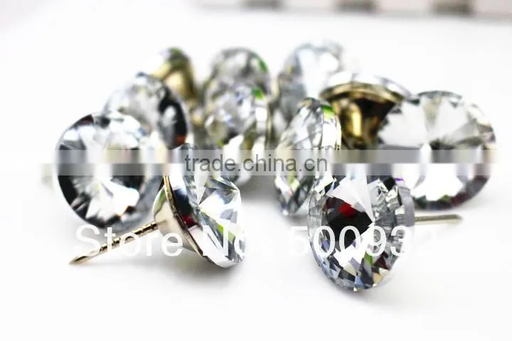 crystal sofa button with nail