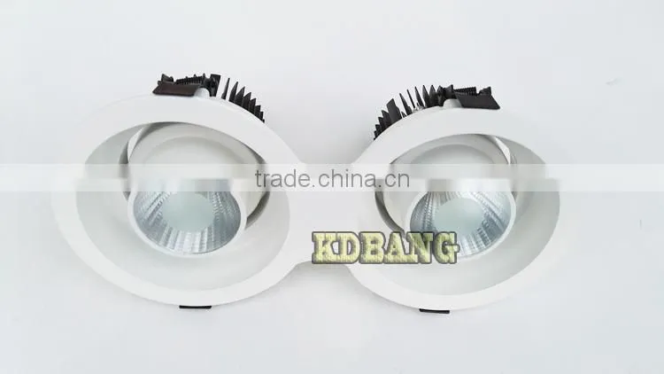 2*15w cob downlight,recessed led ceiling light