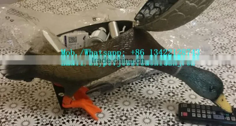 hunting plastic mallard motor duck decoy with remote control from Xilei factory