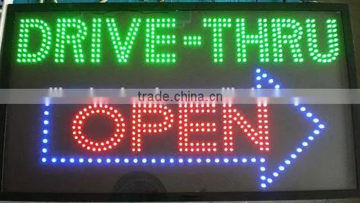 Pop Decorative Open Motion Led Sign