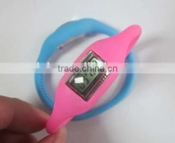 Popular silicone wristband pedometer