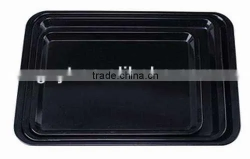 white & black plastic spin tray /fiberglass dryer pans