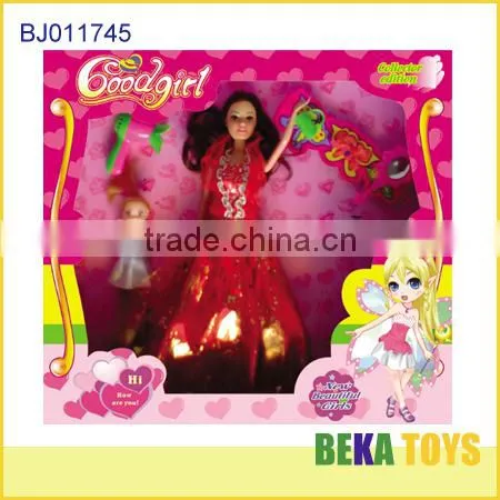 cute fashion roca doll with little kelly small dolls