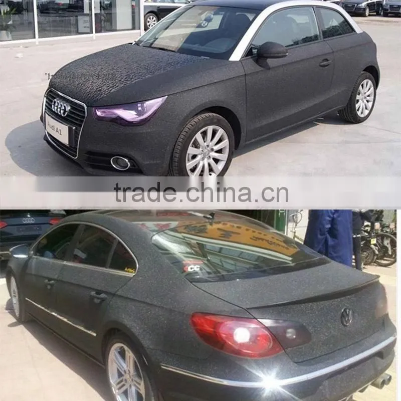 HQ Pearl White Car Wrap Film,Glitter White Car Wrap Vinyl Film,Brilliant Diamond Vinyl Car Wrap