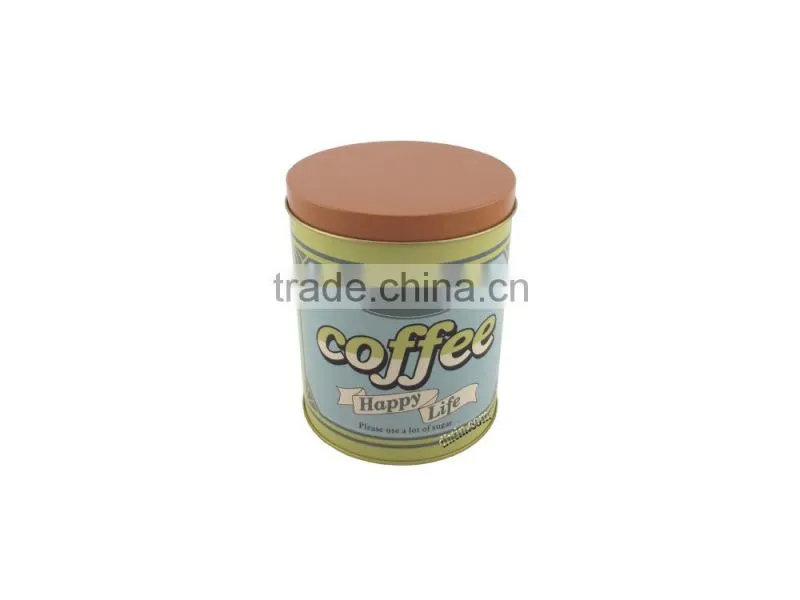 coffee storage tin, coffee container, coffee canister