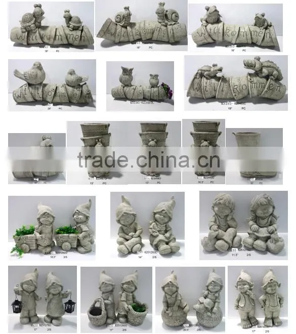 Garden decorative Mgo crocodile statues