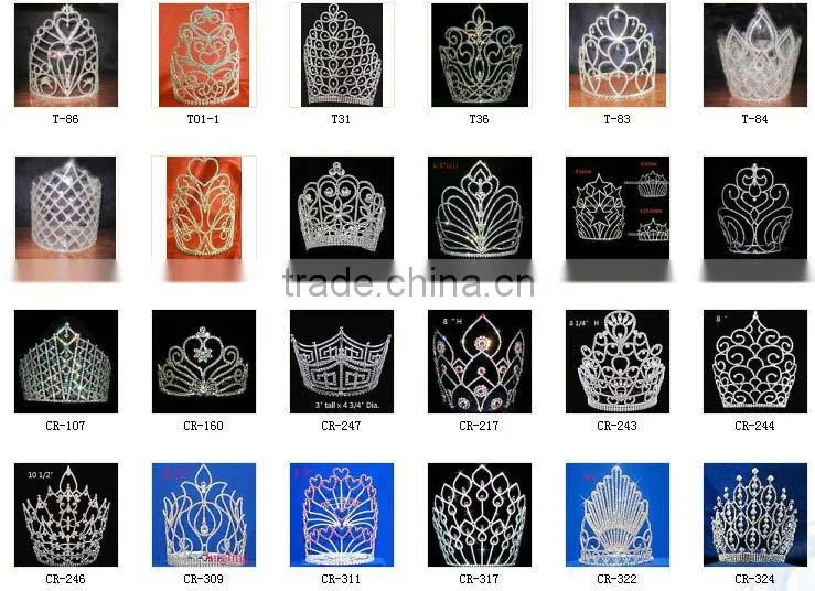 colorful star tiaras crowns