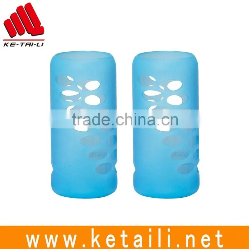 Made in China Protective Silicone Rubber Glass Water Bottle Skin Cover Sleeve Supplier