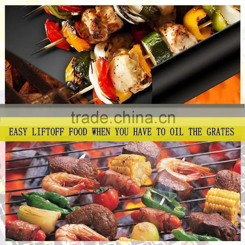 Easy BBQ Grill Mat Bake NonStick Grilling Mats