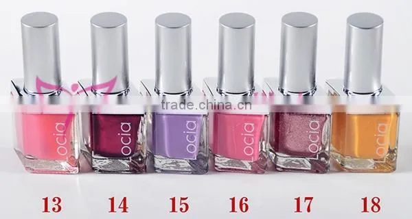 2015 new arrival Candy color green nail polish with 60 colors