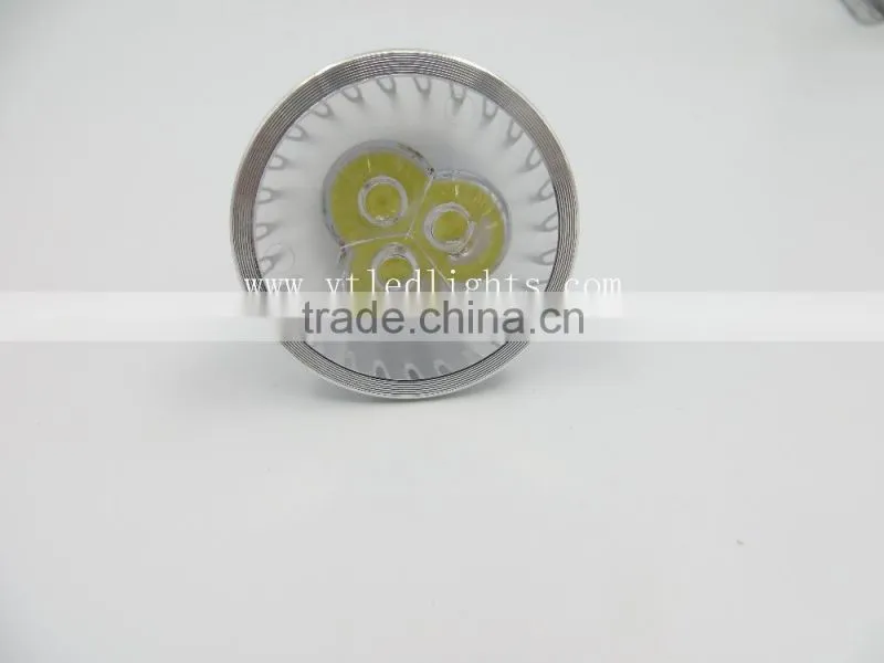 led spotlight gu10 3w led spotlight lighting lamp 30/45/60 degree beam angle 90-265v led spotlight high quality 3years warranty