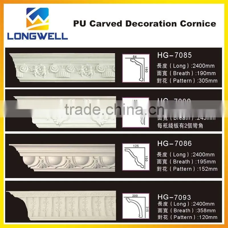 Home&Interior decorative polyurethane molding