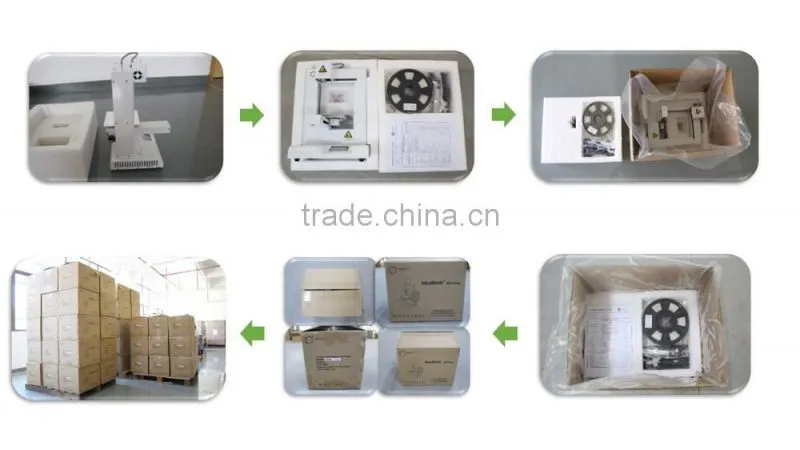 2015 good repution and high accuracy desktop 3d printer and 3d printer china with touch screen