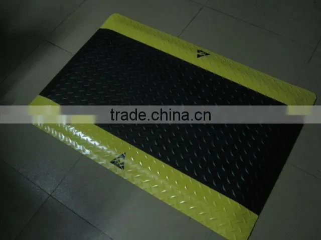 green Antistatic anti-fatigue mats/esd ground rubber mats
