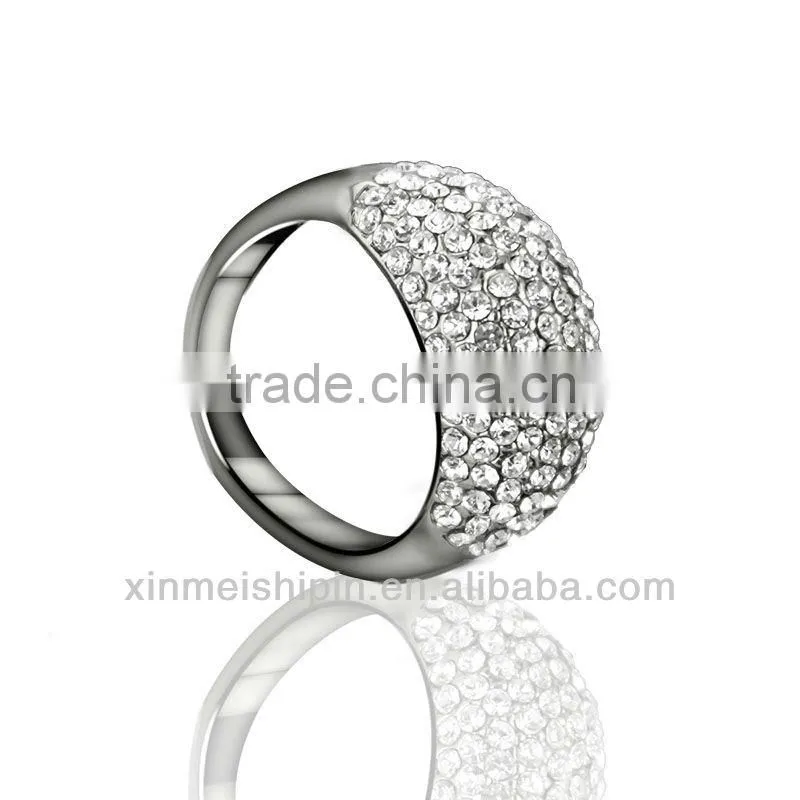 New style hot sale cystal silver rings