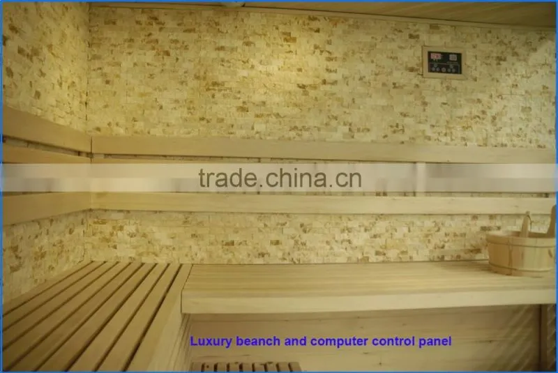 3~4 person traditional stone dry steam sauna room