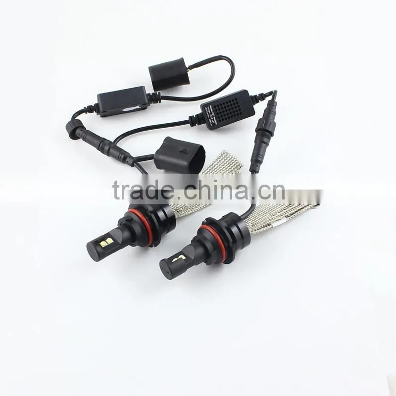 Ultra Bright 9004 LED Headlight Conversion Kit 40W High Lumen 3000LM Chip Hi/Lo Beam White Autocar LED Headlamp