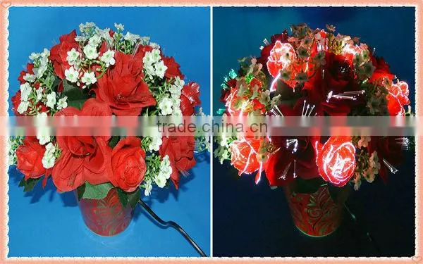 Home Interior Decoration Flower / Luminescent Rose / Colorful