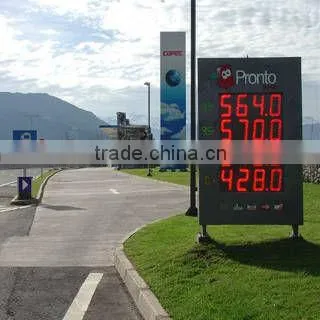 green 12'' 8.889/10 digital numbers gas/oil/petrol station price led display