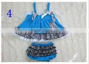 Little mermaid costume outfit girls summer swing top set wholsale baby clothes