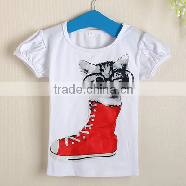 wholesale 100% cotton fashionable soft fabric baby clothing design baby tops