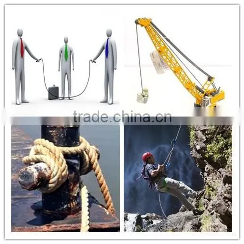 Custom hight quality Super strong multicolor PP braided rope