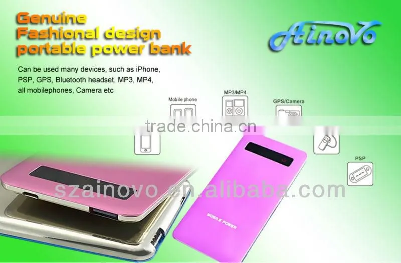 2016 Multi function best price Ultrathin slim , power bank 4000mah