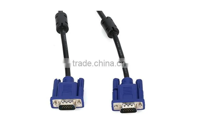 3+2 HD15pin VGA to VGA Cable for Projector LCD 1.5m