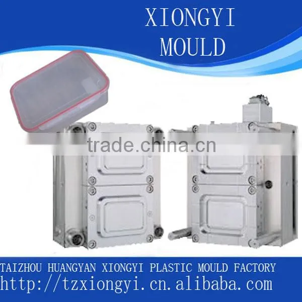 custom EU standard injection rectangluar food container mould manufacturer