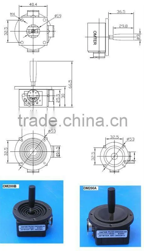 mechanical joystick OM200A