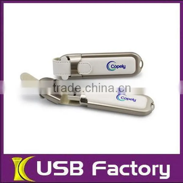 Economic hot sale leather case USB 3.0