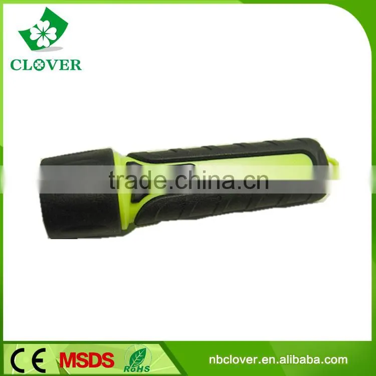 PC and TPE material 3W LED diving powerful led flashlight