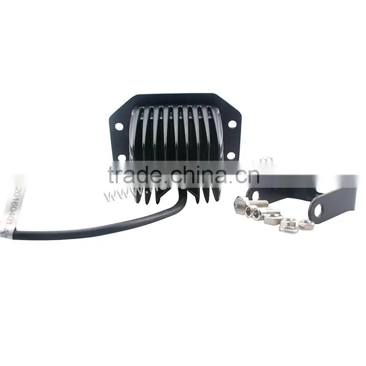 High Power 18W Square LED Work Light-5 inch High Lumen Led Truck Work Lights