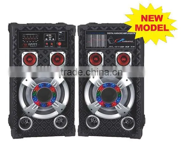 wooden cheap active speaker used for sale