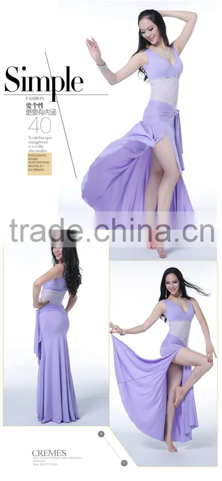 Wuchieal Free Size Purple Sexy Gilrs' Fancy Dress, Party Dress