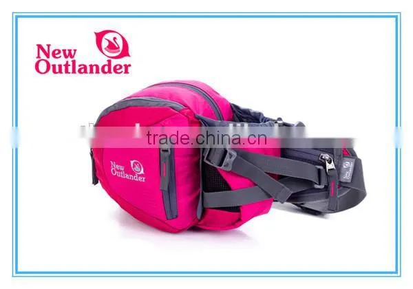 2015 wholesale fanny pack with water bottle holder for sport