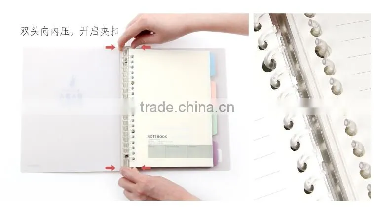 Many Colors Wholesale Notebook Paper Loose Leaf Notebook