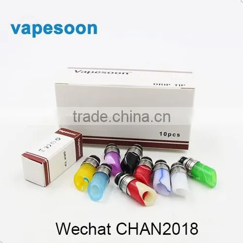 E cig 510 drip tip wholesale Irregular ss and Acrylic inhaler ADA-DT006