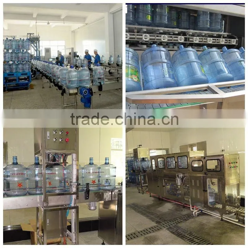 5gallon/20L 600BPH drinking water production line