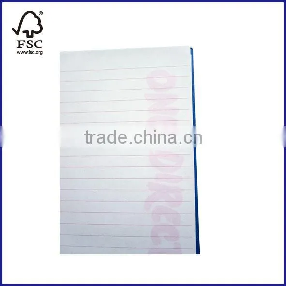 B5 double wire hardcover notebook college ruled with cutting line