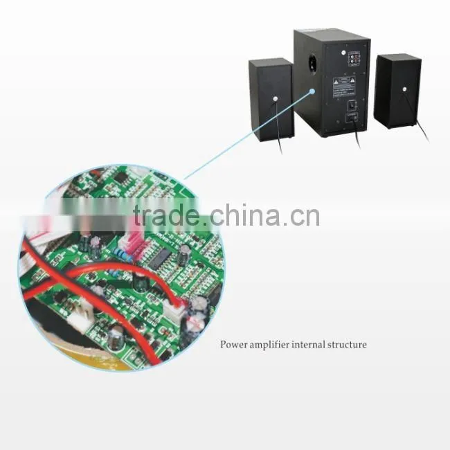 amplifier speaker system with usb,sd,fm ,remote ,2.1 speaker system with amplifier N-23