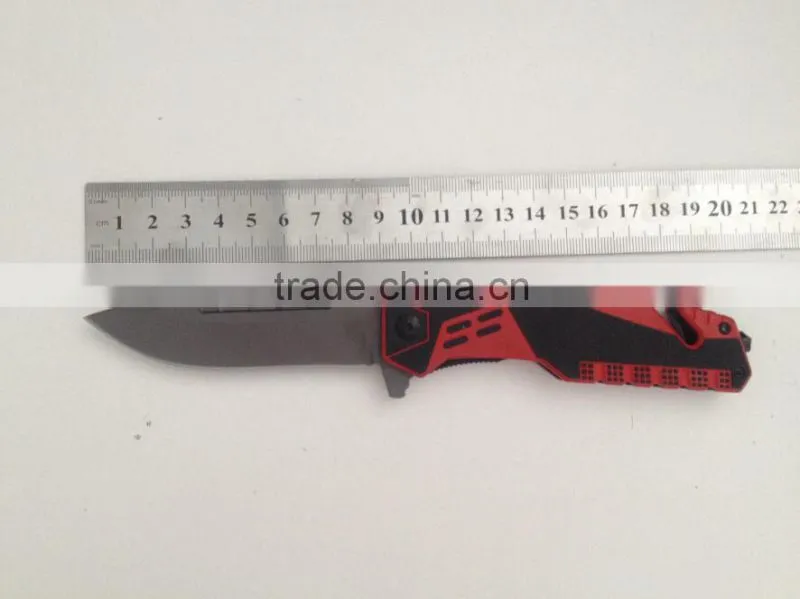 OEM no markings multi pocket camping tactical knife with rope cutter